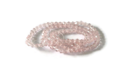 ROZ.22 - BICONE GLASKRALEN FACET ROZE IMITATIE KRISTAL / 4MM