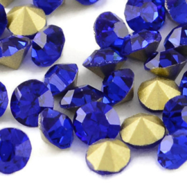 CRYSTAL RHINESTONE KOBALT BLAUW / 4MM