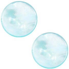 11 - POLARIS CABOCHON PARELMOER "SOOTING SEA BLUE" / 12MM