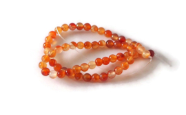 NST.76 - CARNEOOL "NATURAL CARNELIAN" / 6MM