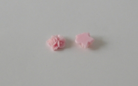 CAB.80 - CABOCHON BLOEM ROZE / 16MM