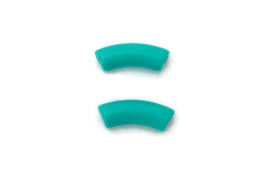 32 - TUBE KRALEN ACRYL TURQUOISE / 35 X 12MM