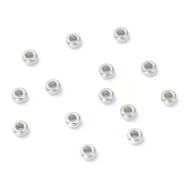 TB -  RVS TUSSENRINGETJE - SPACER BEADS / 3MM