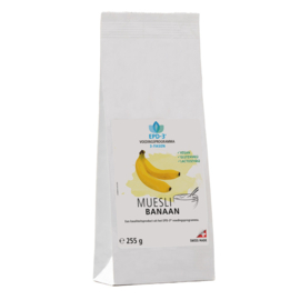 Muesli Banaan 255 gram Glutenvrij/Lactosevrij/Vegan
