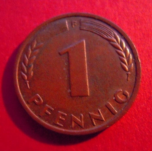Germany Brd 1 Pfennig 1949 F Bank Deutscher Lander J376