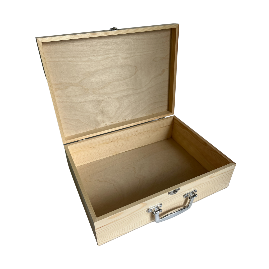 Houten KOFFER A4
