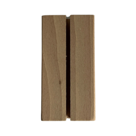 Houten KAARTENHOUDER A6