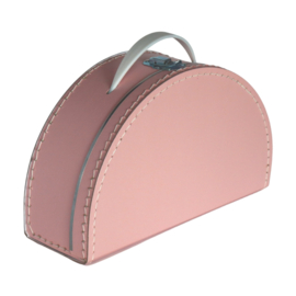 Suitcase halfround PINK 28 cm