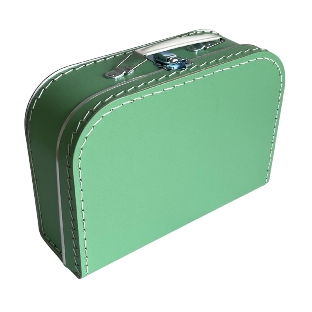 Koffertje ZEEGROEN 25 cm