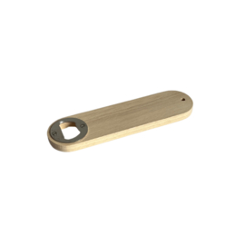 Houten FLESOPENER