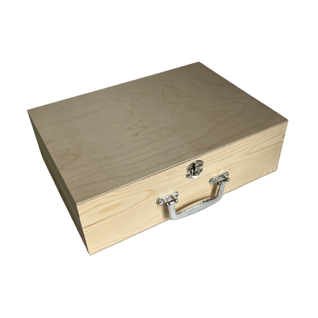 Houten KOFFER A4