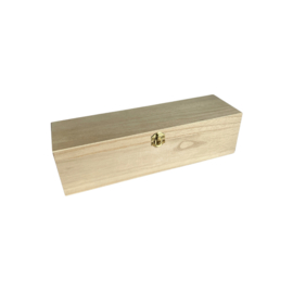 Houten WIJNKIST 1 fles