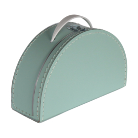 Suitcase halfround MINTGREEN 28 cm