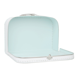 Suitcase THE RIVER HOUSE mint green cloud 30 cm