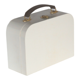 Suitcase WOOD WHITE 23 cm