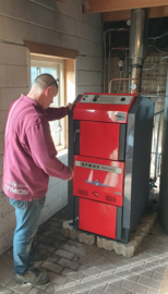 DC50GD houtvergasser installeren
