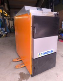 2e hands 100 kW Piromax houtvergasser, slechts 1 stookseizoen gebrand!!