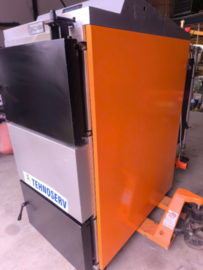 2e hands 100 kW Piromax houtvergasser, slechts 1 stookseizoen gebrand!!