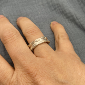 Silvarum - Zilveren ring voor mannen