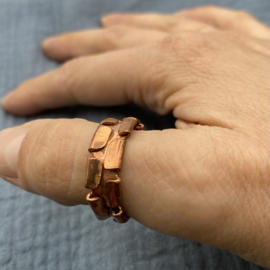 Silvarum - koperen ring voor mannen