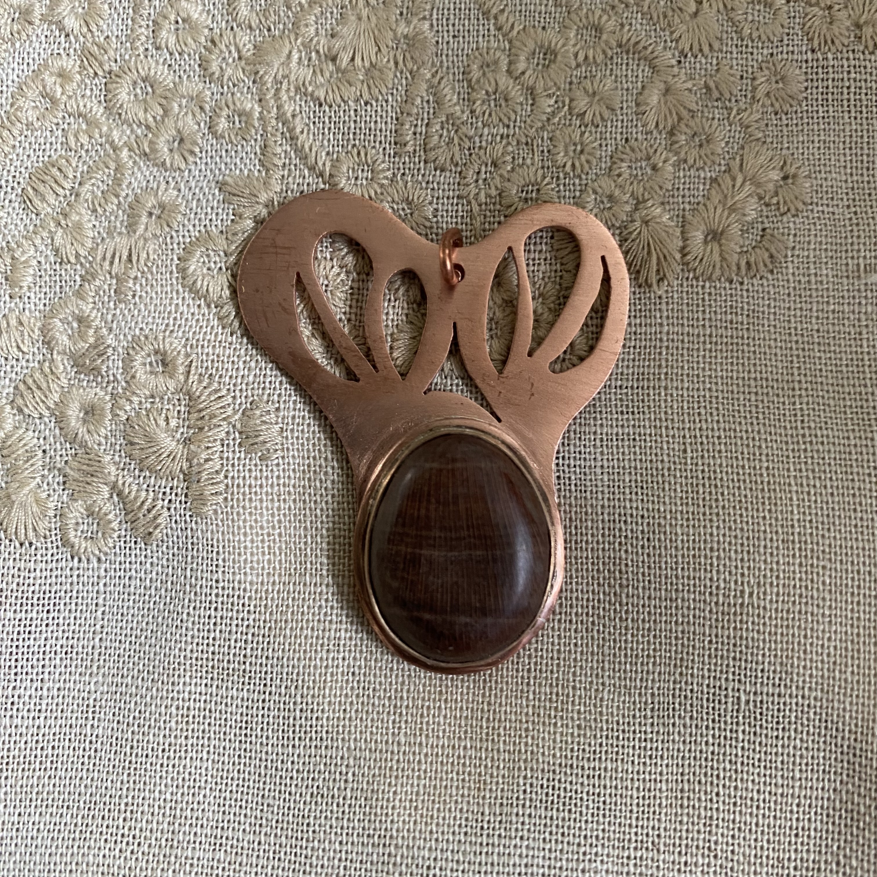 Lignum Artis - koperen hanger - boom