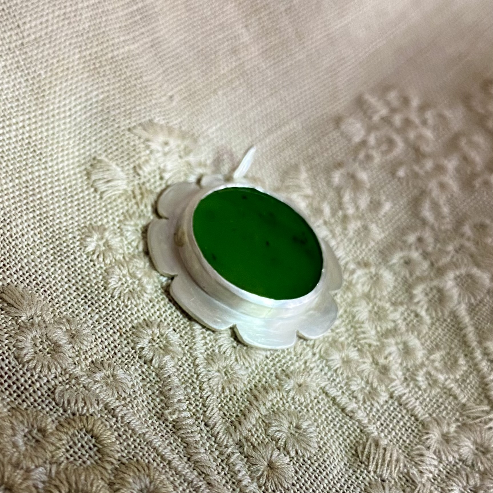 Flos Artis - zilver en jade