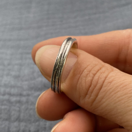 Silvarum - zilveren ring voor mannen