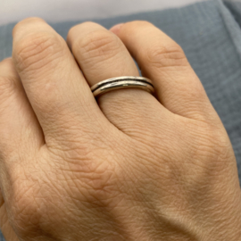 Silvarum - zilveren ring voor mannen