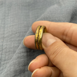Silvarum - messing ring voor mannen