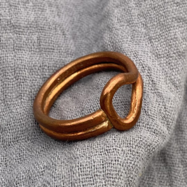 Silvarum - koperen ring voor mannen