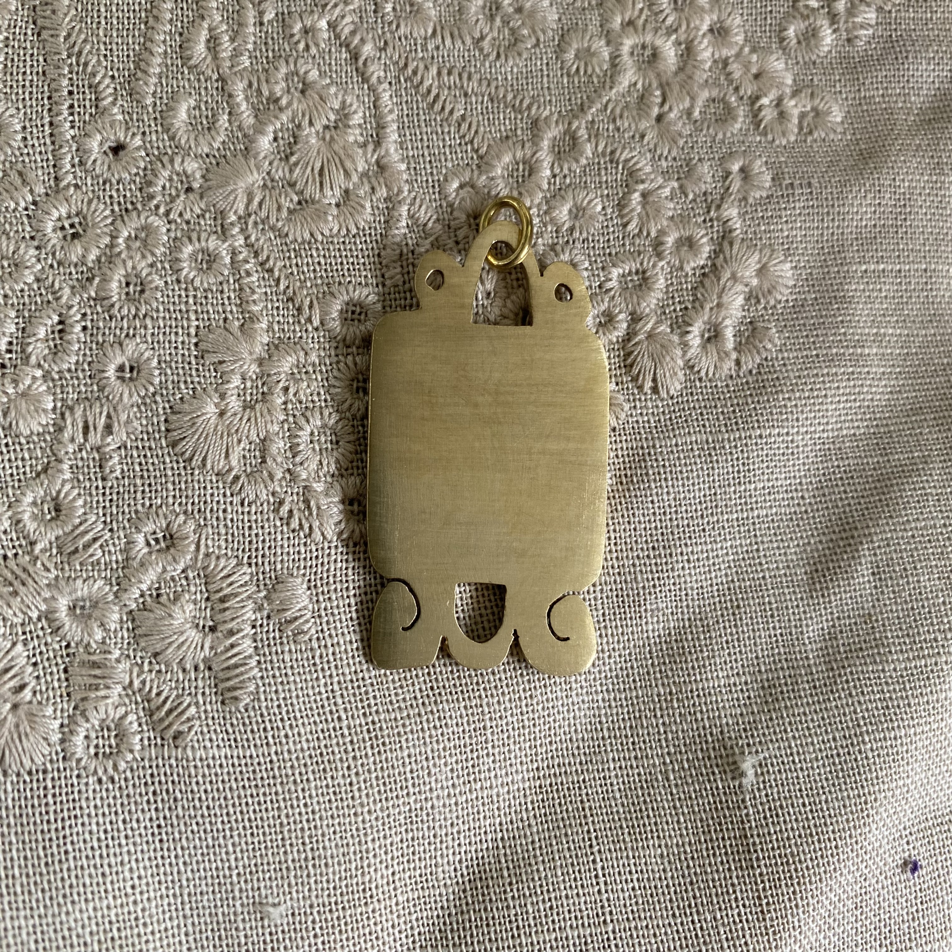 K'in Maya hanger -  messing