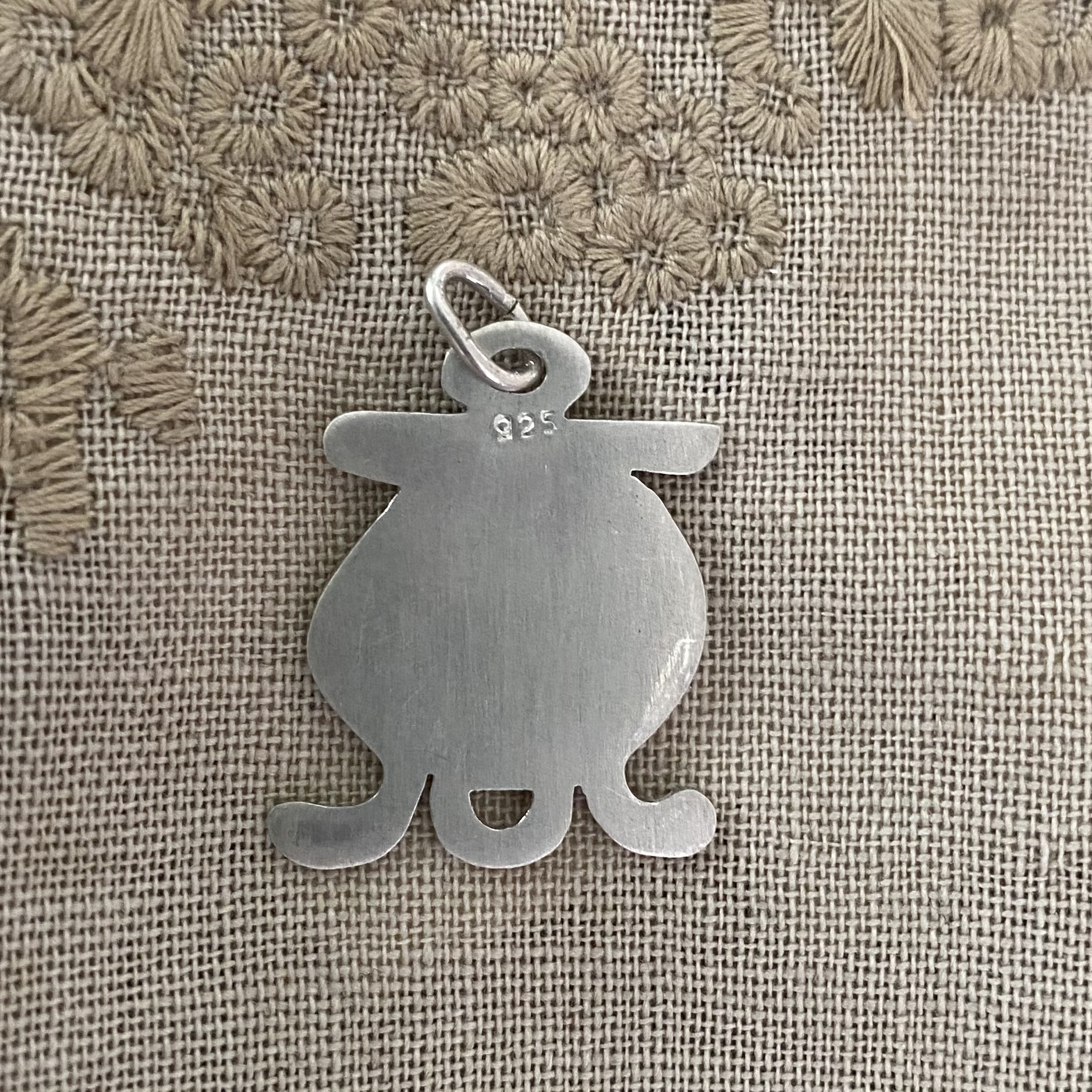 K'in Maya hanger - wolk zilver