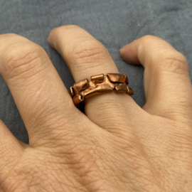 Silvarum - koperen ring voor mannen