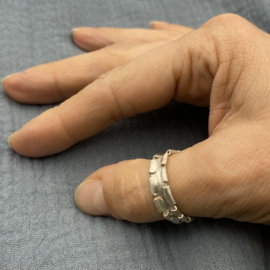 Silvarum - Zilveren ring voor mannen