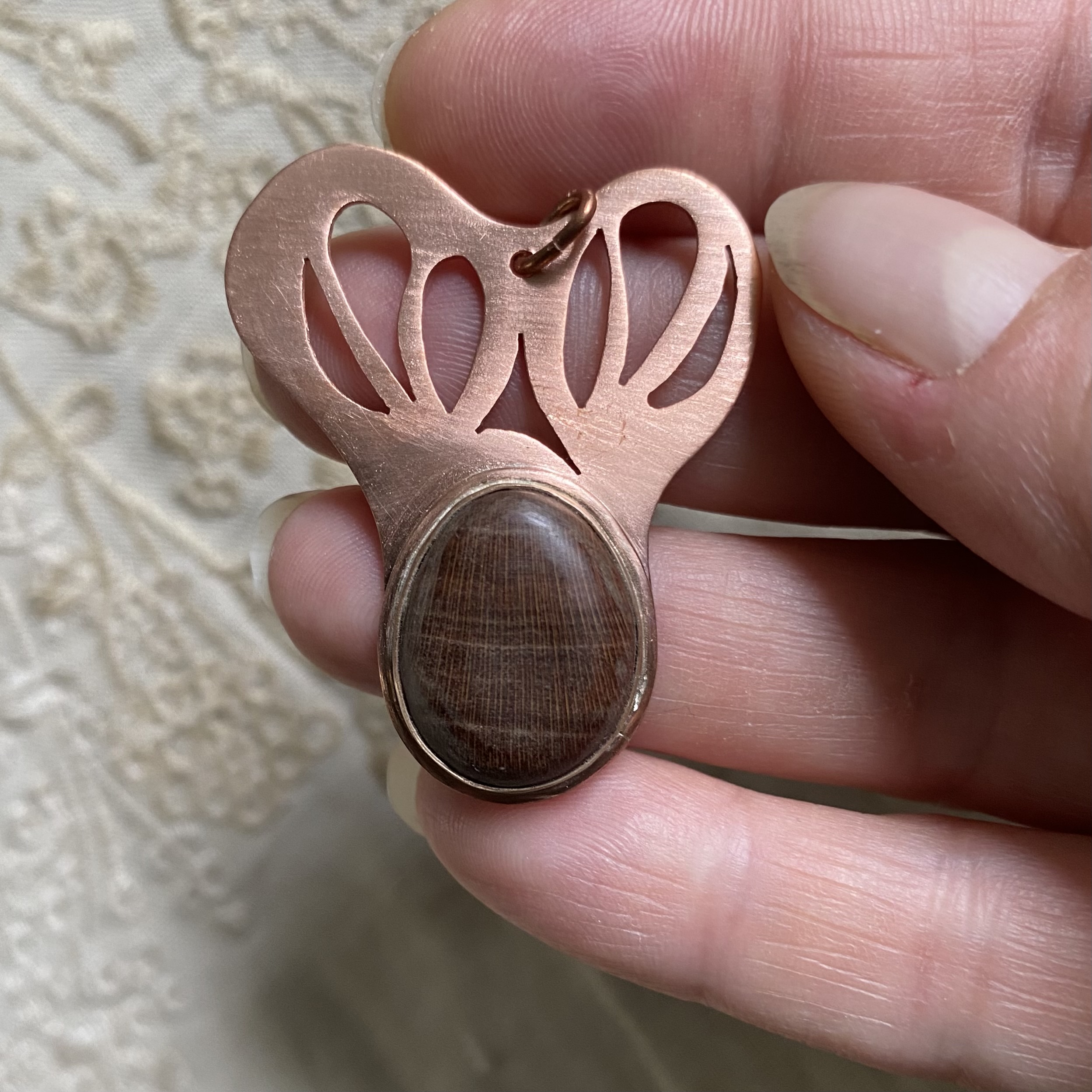 Lignum Artis - koperen hanger - boom