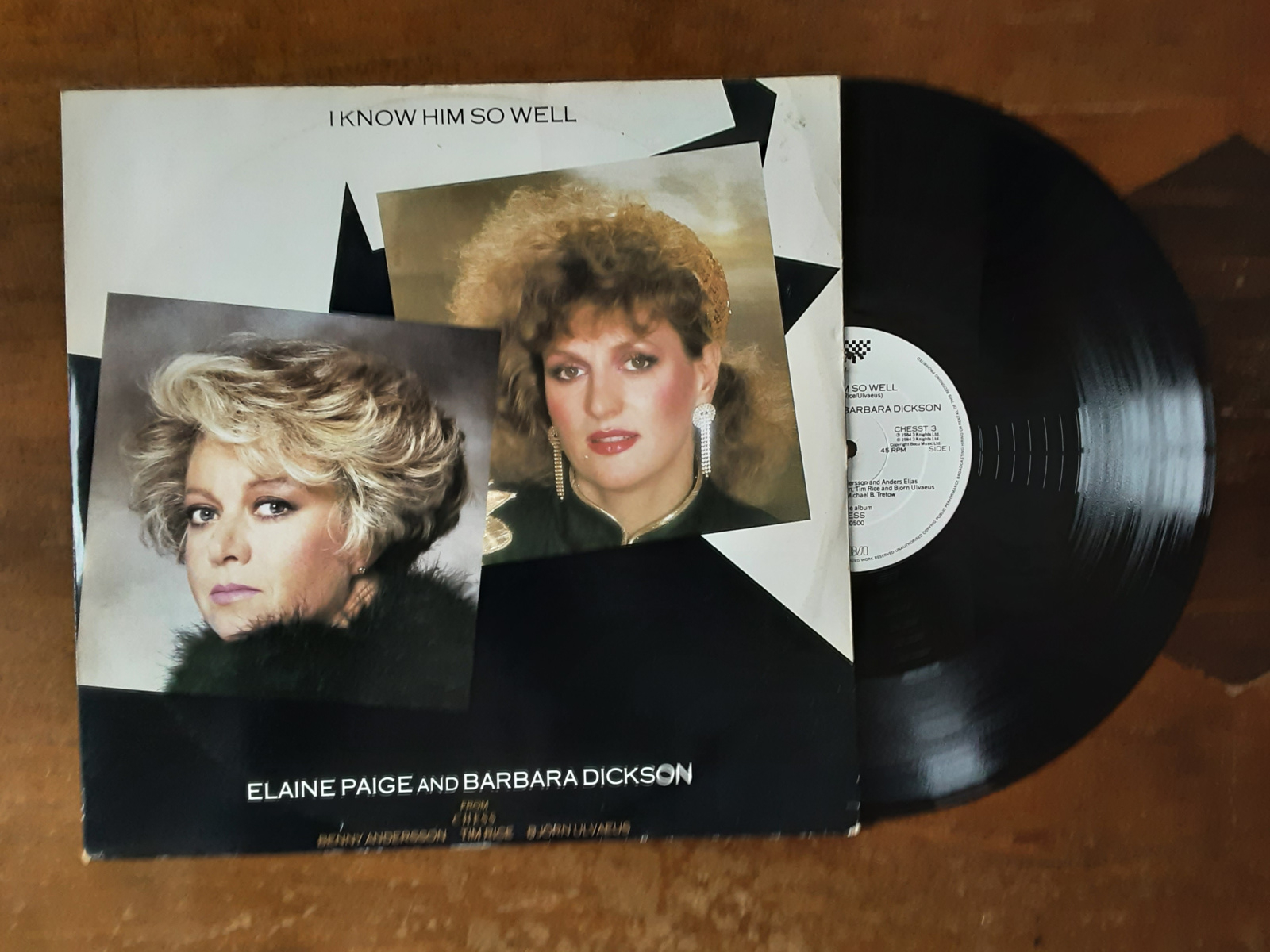 Elaine Paige & Barbara Dickson met I know him so well 12" 1984 LP maxi single nr L2024748