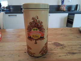 Bikken trommel van H-0 havermout uit 1985.