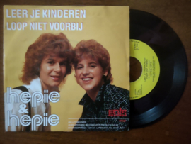 Hepie & Hepie met Leer je kinderen 1984 Single nr S20211252