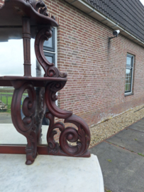 Antieke open bonheur mahonie br-149cm Biedermeier 1880-1890 nr K202546