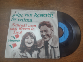 John van Kesteren & Wilma met Schenkt man sich rosen in Tirol 1971 Single nr S20221698