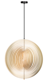 Hanglamp Woody new hout naturel E27 d59cm h200cm nr 05-HL4540-70