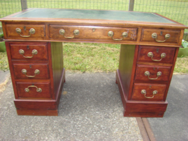 Antiek engels mahonie bureau