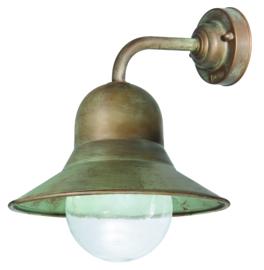 Buitenlamp wand serie Maritiem verkoperd h-35cm d-33cm nr 23801