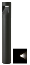 Buitenlamp mast Lako h-40 1 zijde licht LED 6W antraciet nr 409.040/1