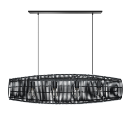 Cocoon hanglamp 4 x E27 zwart br105cm h200cm nr 05-VL4456-30
