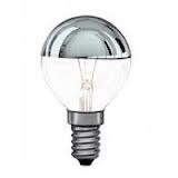 Global-Lux kogellamp kopspiegel 15W E14 zilver 230V nr: 6-15215214S