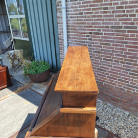 Franse antieke vruchtenhouten klepsecretaire omstreeks 1880-1890 nr B202642