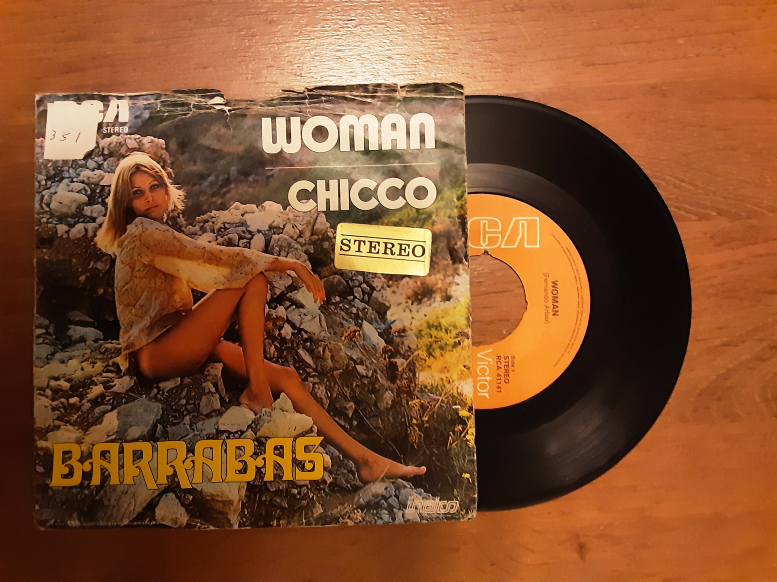 Barrabas met Woman 1974 Single nr S20246008