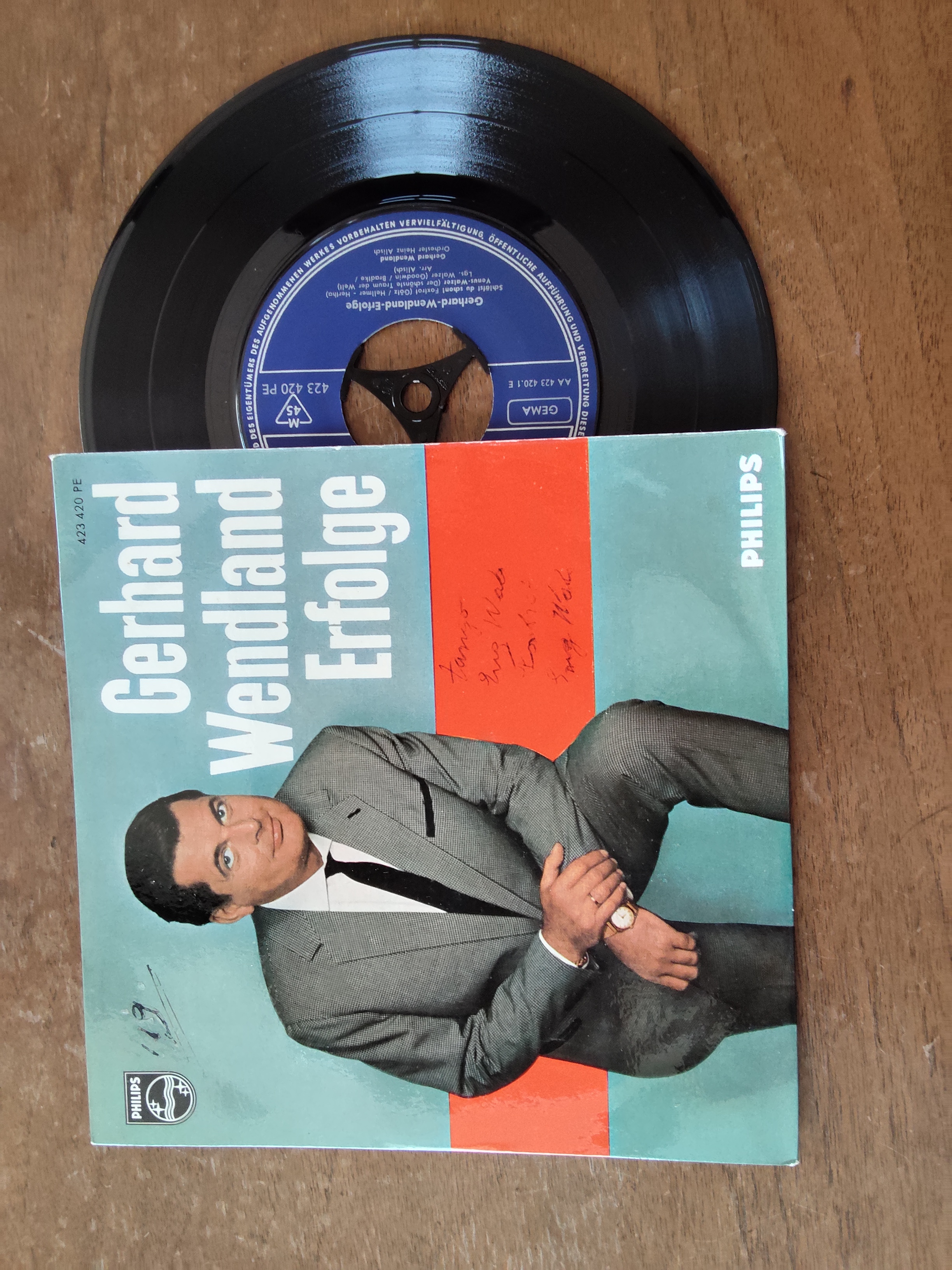Gerhard Wendland met Erfolge 19?? Single nr S20256944
