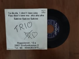 TRIO met Dadada I don't love you you don't love me aha aha aha 1982 Single nr S202022